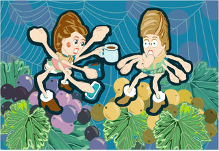 Madames Rouge & Blanc Web of Gossip by Paul Reeb Artist