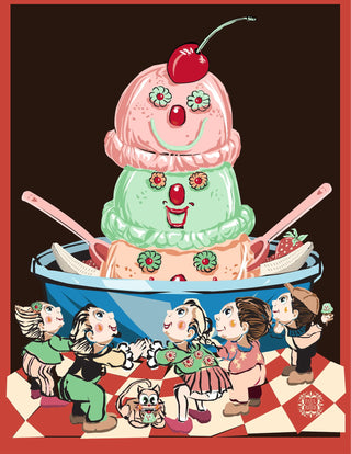 Ice Cream Delight - Prints by Paul Reeb Artist